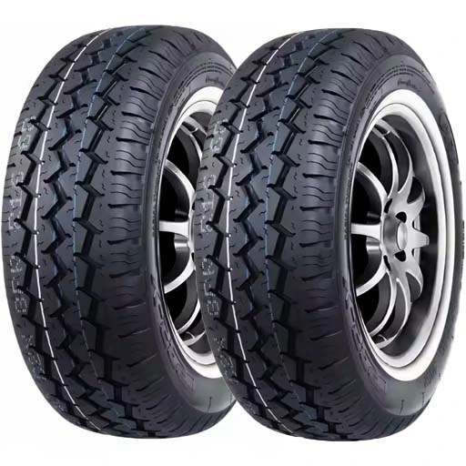 لاستیک کینفارست205/75R14دور سفیدمدلRIO